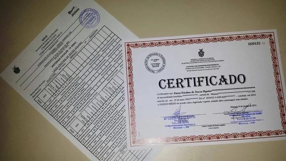 Comprar Diploma Ensino Médio